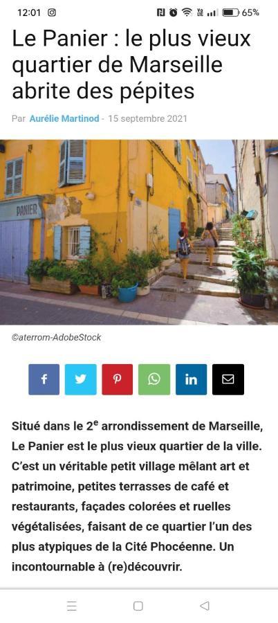Casa Mia 25M2 Centre Ville Et Panier Marselha Exterior foto